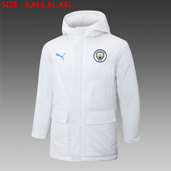 Abrigo Manchester City 2024/25 Blanco 2